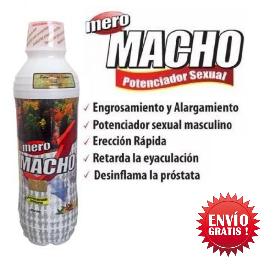 Potencializador Sexual Mero Macho Jarabe Ecuatoriano 100% Original 550 Ml